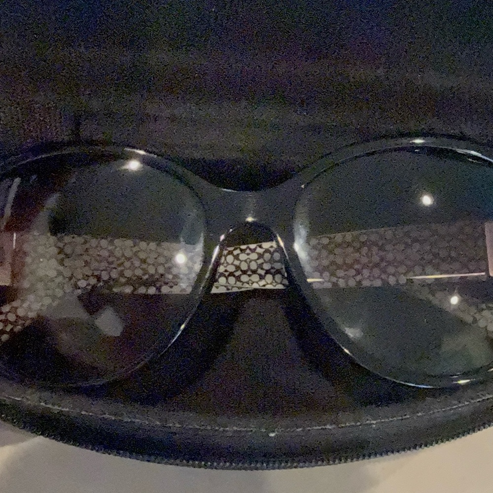 Coach Black Pattern sunglasses